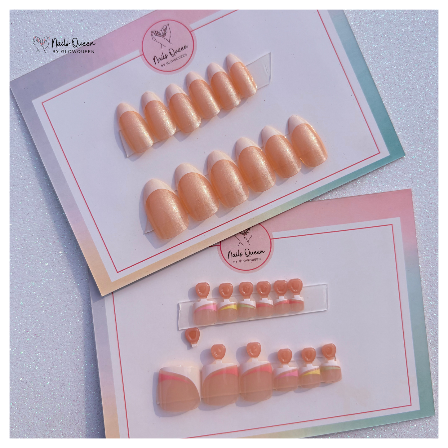 French Pearl Hand & Toe Nails Set