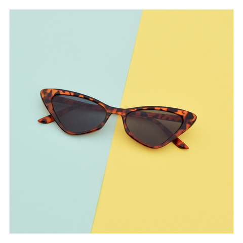 Leopard Cat-Eye Sunglasses