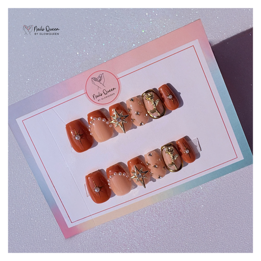 Charmed Rose Custom Handmade Nails